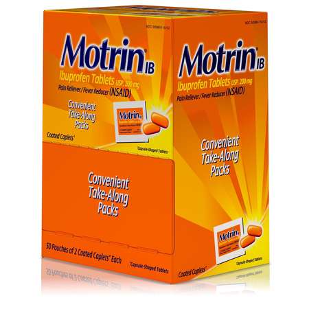 Motrin Motrin Ibuprofen Tablets 100 Caplets, PK12 3048152